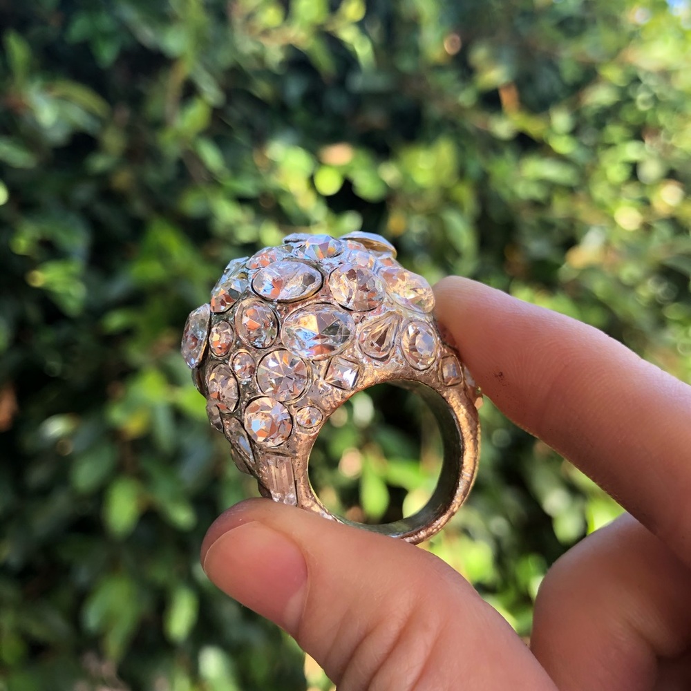 Marc Jacobs sparkly cocktail ring